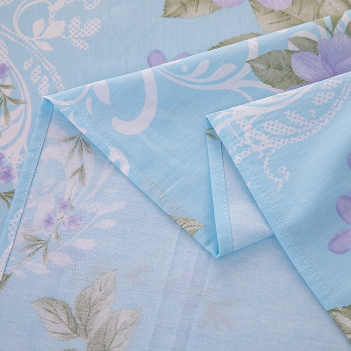 91家纺网 家纺一手货源 找家纺 雨萝家纺 新款12868全棉纯棉床单 花叶倾城