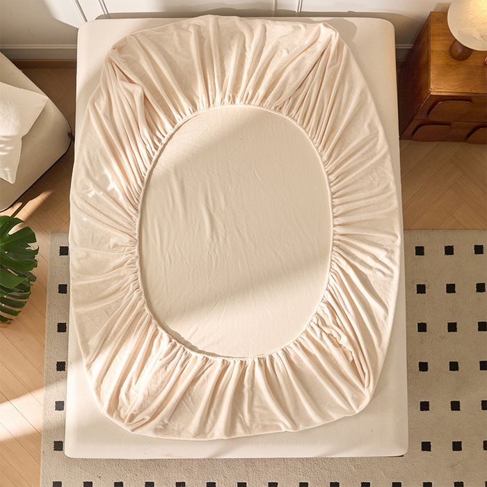 91家纺网 家纺一手货源 找家纺 （总）618家纺 2025新款樱花绒单品四件套系列-单床笠