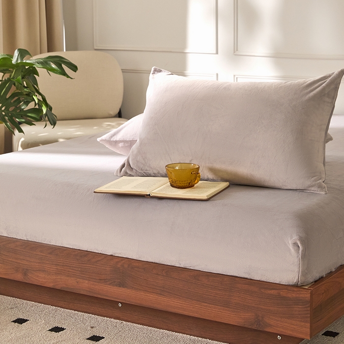 91家纺网 家纺一手货源 找家纺 （总）618家纺 2025新款樱花绒单品四件套系列-单枕套