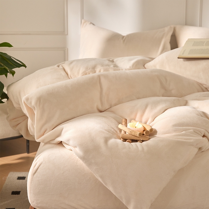 91家纺网 家纺一手货源 找家纺 （总）618家纺 2025新款樱花绒单品四件套系列-单被套