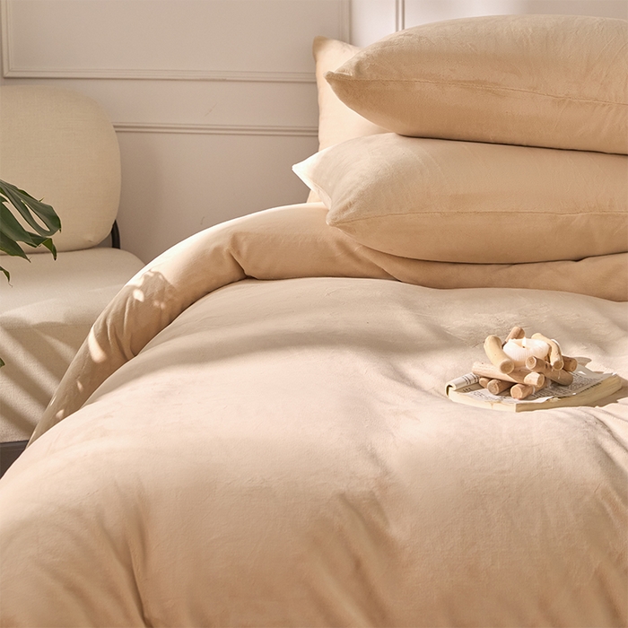 91家纺网 家纺一手货源 找家纺 （总）618家纺 2025新款樱花绒单品四件套系列-四件套