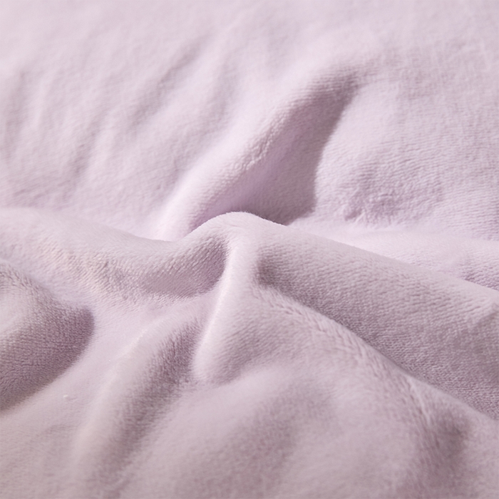 91家纺网 家纺一手货源 找家纺 618家纺 2025新款樱花绒单品四件套系列-四件套 雾紫