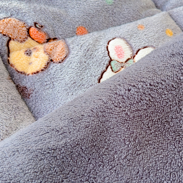 91家纺网 家纺一手货源 找家纺 好梦来家纺（原锦茂家纺） 2025新款印花款A类雪花绒冬被羊羔绒冬被被芯冬季牛奶绒冬被动物乐园