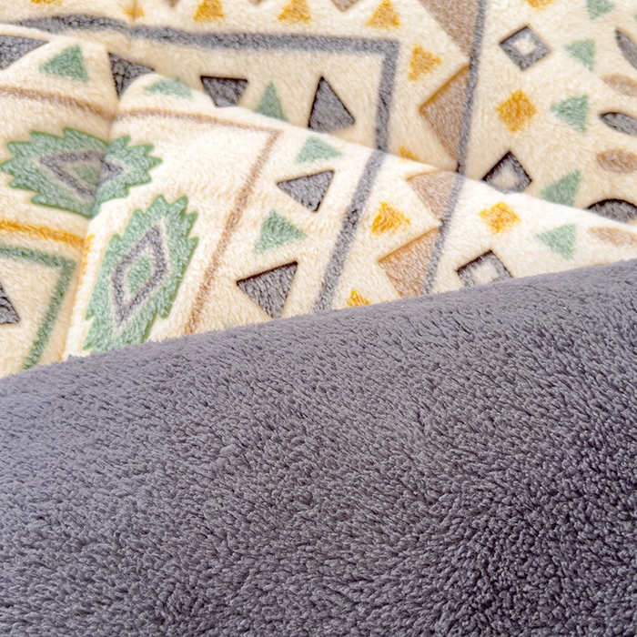 91家纺网 家纺一手货源 找家纺 好梦来家纺（原锦茂家纺） 2025新款印花款A类雪花绒冬被羊羔绒冬被被芯冬季牛奶绒冬被几何