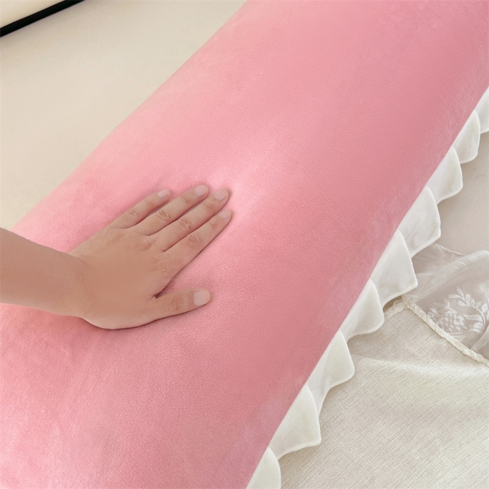 91家纺网 家纺一手货源 找家纺 （总）梦舒羽 2025A类新款牛奶绒花枕套边双人宿舍法兰绒情侣枕头套珊瑚绒枕芯套