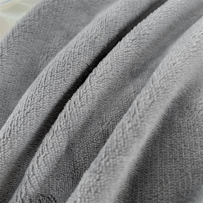 91家纺网 家纺一手货源 找家纺 梦舒羽 2025A类新款牛奶绒花枕套边单人宿舍法兰绒枕头套珊瑚绒枕芯套 经典灰