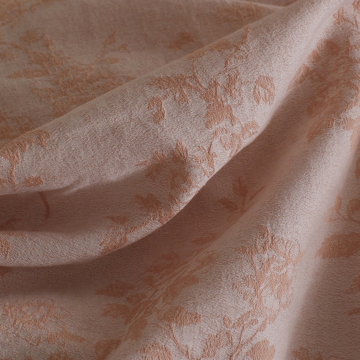 91家纺网 家纺一手货源 找家纺 XIWEN-希文家纺 2025新款秋冬60支全棉水洗色织大提花四件套 暮色粉