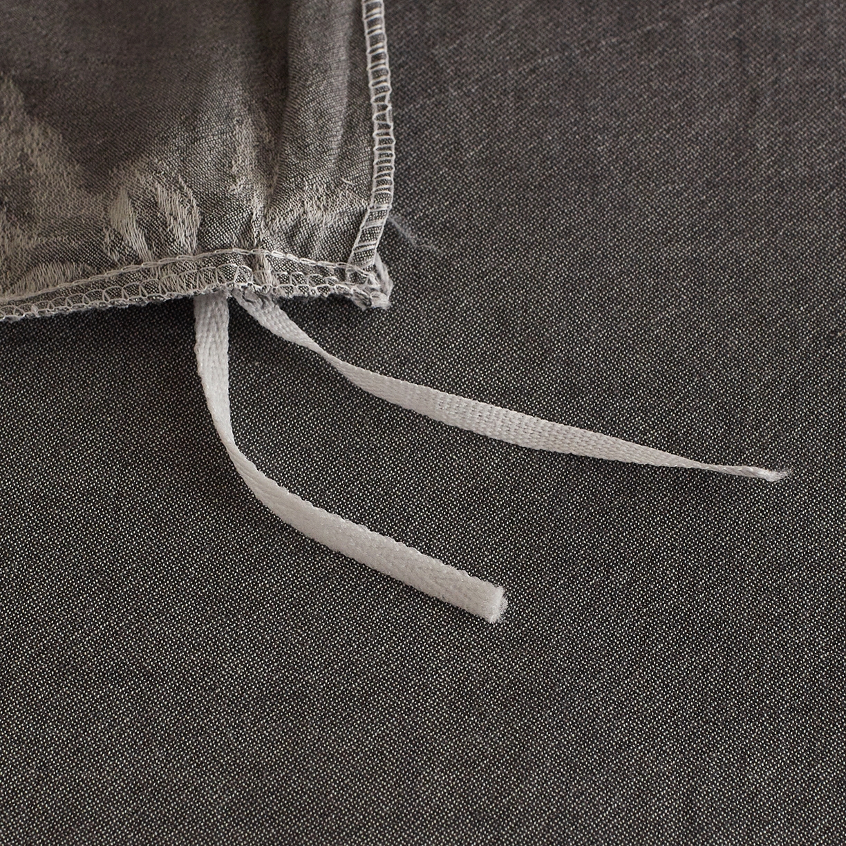 91家纺网 家纺一手货源 找家纺 XIWEN-希文家纺 2025新款秋冬60支全棉水洗色织大提花四件套 曼陀罗-灰