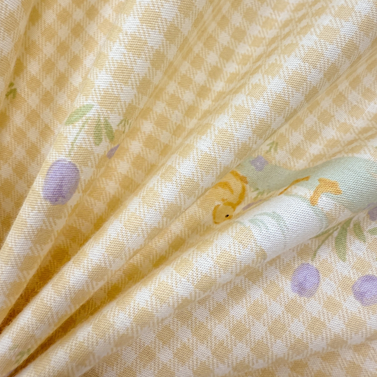 91家纺网 家纺一手货源 找家纺 呗旺鹿 2025新款卡通棉+牛奶绒四件套系列 小萌鸭