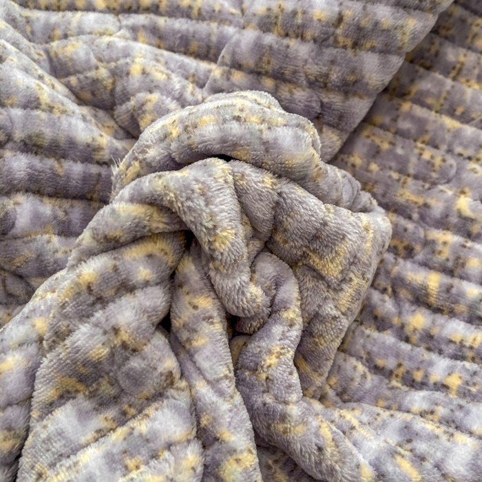 91家纺网 家纺一手货源 找家纺 芷卧 2025新款小香风牛奶绒床盖三件套 香妃-紫