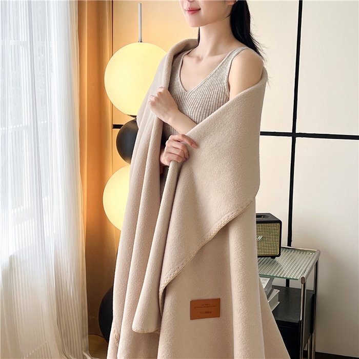 91家纺网 家纺一手货源 找家纺 （总）琪格格纺织 2025新款高端航空水貂绒毛毯双面绒盖毯办公室家用午睡沙发毯空调毯子