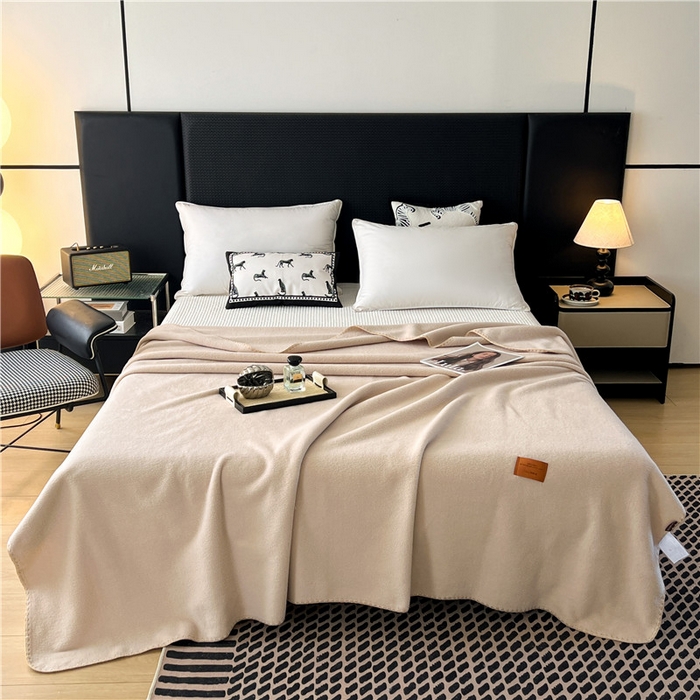 91家纺网 家纺一手货源 找家纺 （总）琪格格纺织 2025新款高端航空水貂绒毛毯双面绒盖毯办公室家用午睡沙发毯空调毯子