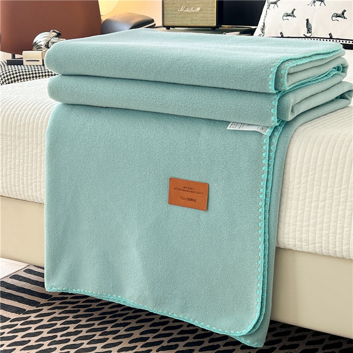 91家纺网 家纺一手货源 找家纺 （总）琪格格纺织 2025新款高端航空水貂绒毛毯双面绒盖毯办公室家用午睡沙发毯空调毯子