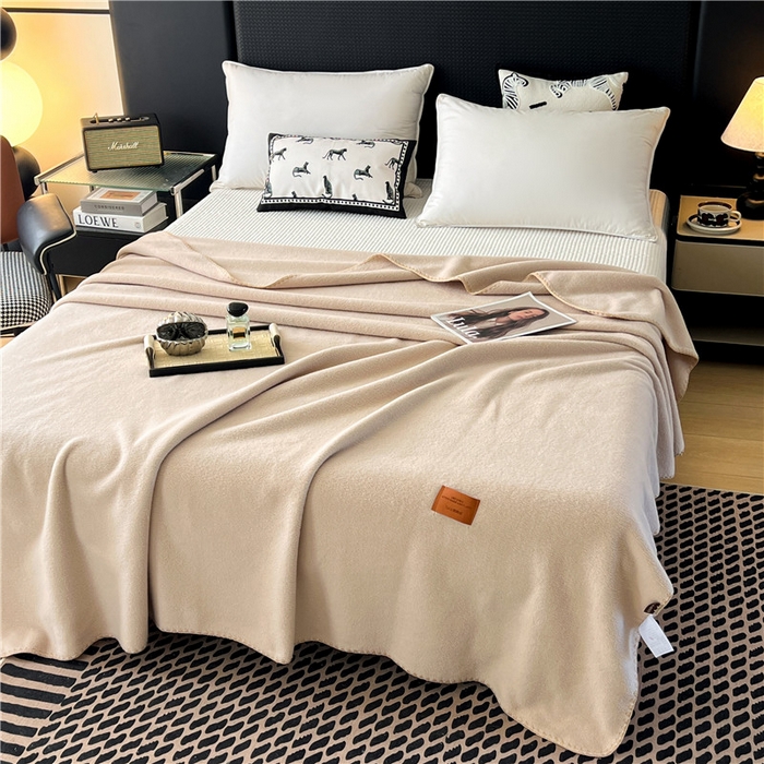 91家纺网 家纺一手货源 找家纺 （总）琪格格纺织 2025新款高端航空水貂绒毛毯双面绒盖毯办公室家用午睡沙发毯空调毯子