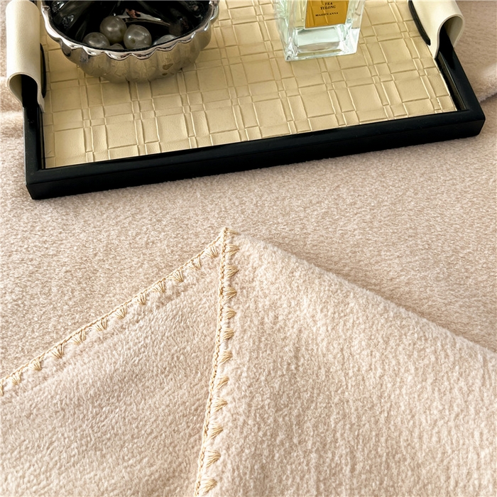 91家纺网 家纺一手货源 找家纺 （总）琪格格纺织 2025新款高端航空水貂绒毛毯双面绒盖毯办公室家用午睡沙发毯空调毯子