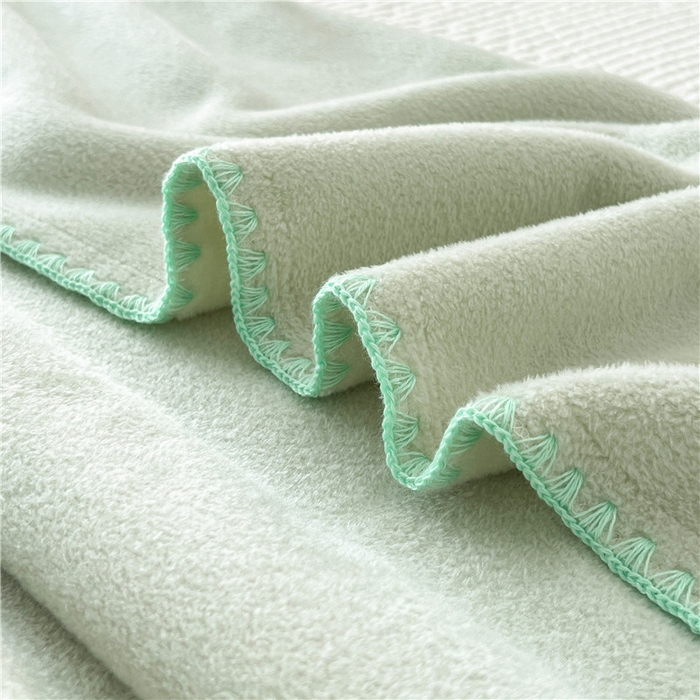 91家纺网 家纺一手货源 找家纺 琪格格纺织 2025新款高端航空水貂绒毛毯双面绒盖毯办公室家用午睡沙发毯空调毯子 抹茶 奶绿