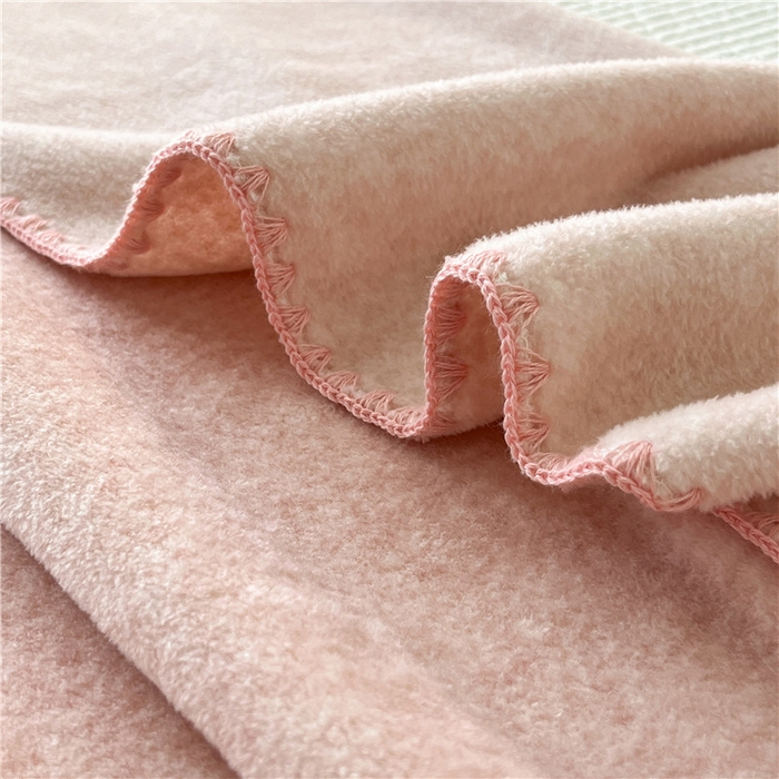 91家纺网 家纺一手货源 找家纺 琪格格纺织 2025新款高端航空水貂绒毛毯双面绒盖毯办公室家用午睡沙发毯空调毯子 云柚 浅玉