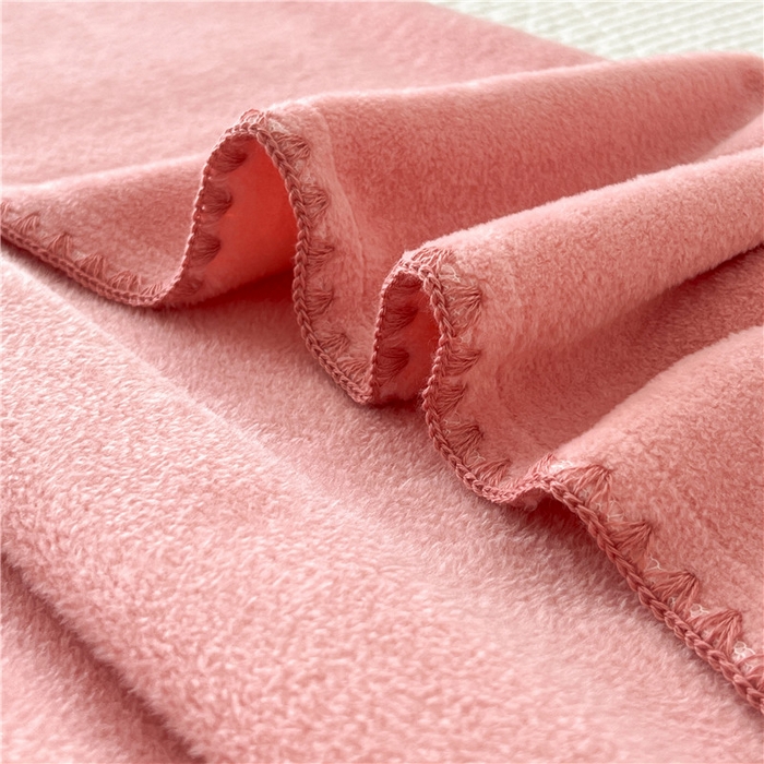 91家纺网 家纺一手货源 找家纺 琪格格纺织 2025新款高端航空水貂绒毛毯双面绒盖毯办公室家用午睡沙发毯空调毯子 云柚 红玉