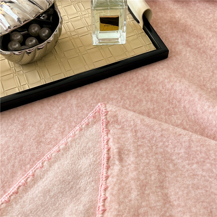 91家纺网 家纺一手货源 找家纺 琪格格纺织 2025新款高端航空水貂绒毛毯双面绒盖毯办公室家用午睡沙发毯空调毯子 云柚 浅玉