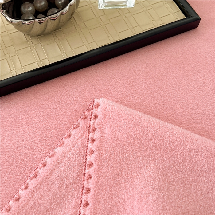 91家纺网 家纺一手货源 找家纺 琪格格纺织 2025新款高端航空水貂绒毛毯双面绒盖毯办公室家用午睡沙发毯空调毯子 云柚 红玉