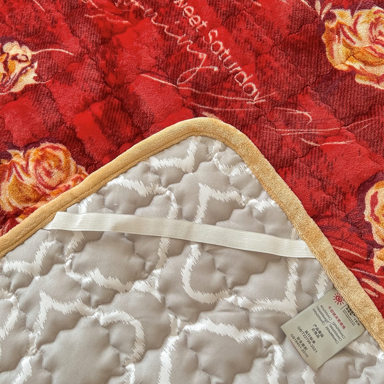 91家纺网 家纺一手货源 找家纺 首选家纺 2025新款牛奶绒床褥床垫系列 朵缘