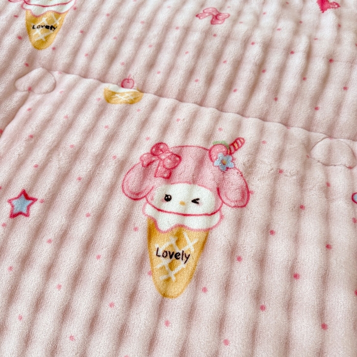 91家纺网 家纺一手货源 找家纺 宜梦家居 2025新款獭兔绒三层夹棉加厚豆豆棉被子被芯 美乐蒂