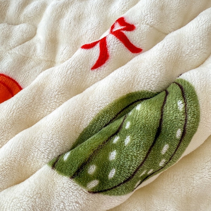 91家纺网 家纺一手货源 找家纺 宜梦家居 2025新款獭兔绒三层夹棉加厚豆豆棉被子被芯 南瓜