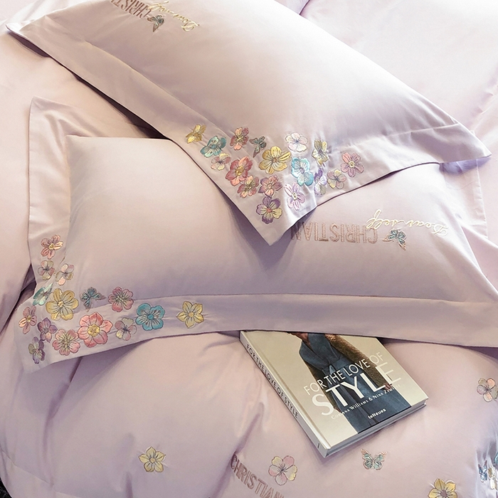 91家纺网 家纺一手货源 找家纺 丞音家纺 【特价新品】A类100支超柔超细旦长绒棉磨毛保暖绣花四件套纯棉加厚刺绣全棉床单被套-花瑾系列 花瑾-木槿紫