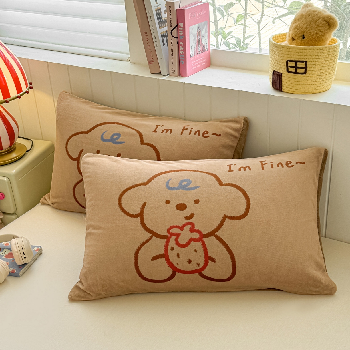 91家纺网 家纺一手货源 找家纺 （总）佳汐蓝家纺 2025新款牛奶绒卡通大版枕套