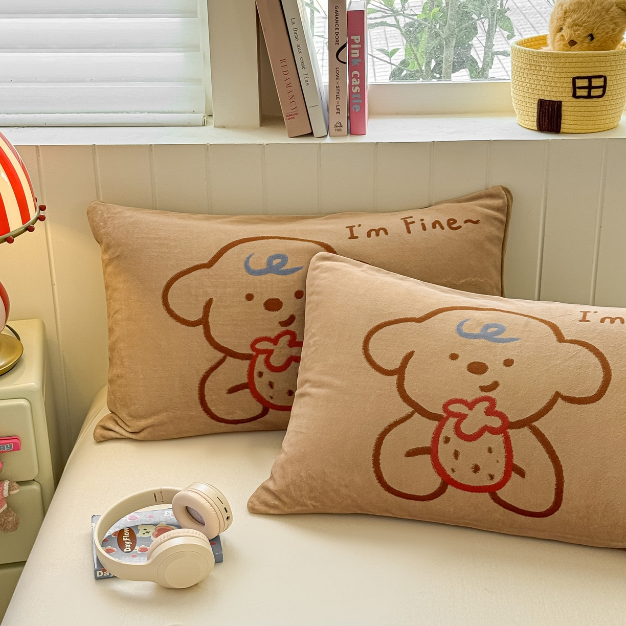 91家纺网 家纺一手货源 找家纺 （总）佳汐蓝家纺 2025新款牛奶绒卡通大版枕套