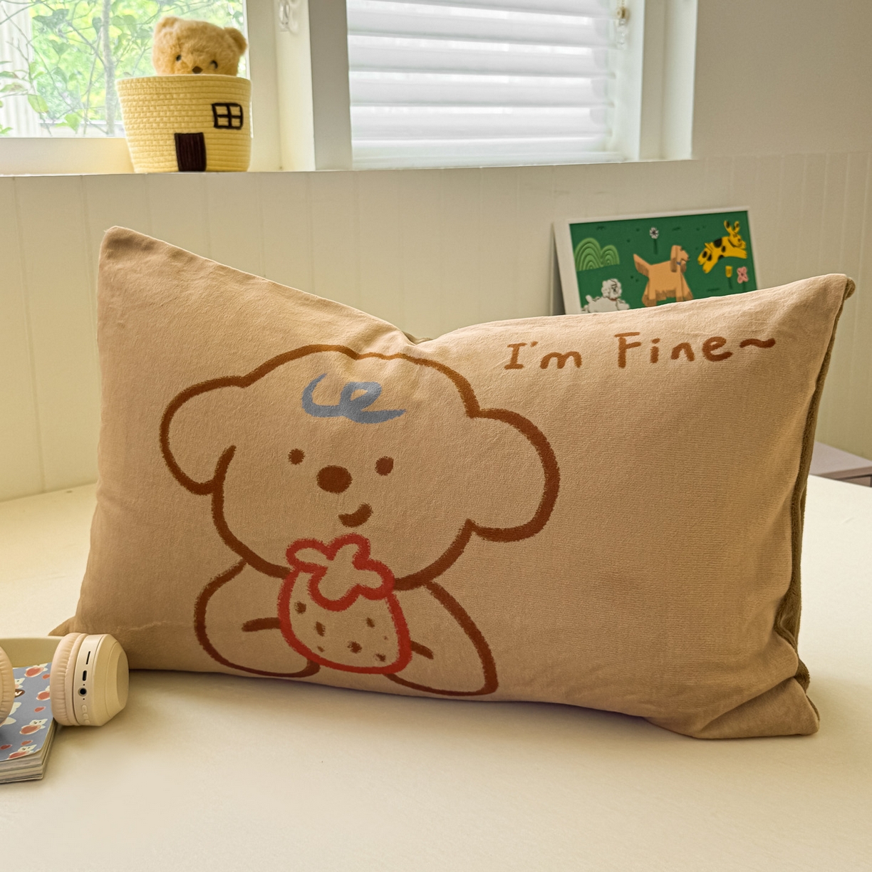 91家纺网 家纺一手货源 找家纺 （总）佳汐蓝家纺 2025新款牛奶绒卡通大版枕套