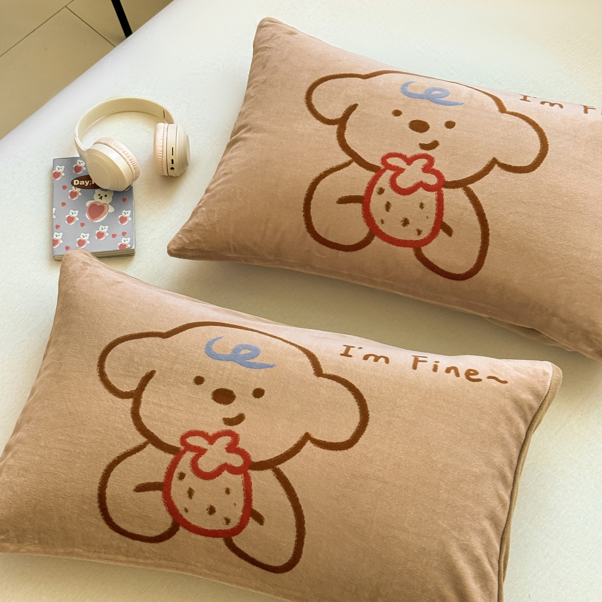 91家纺网 家纺一手货源 找家纺 （总）佳汐蓝家纺 2025新款牛奶绒卡通大版枕套