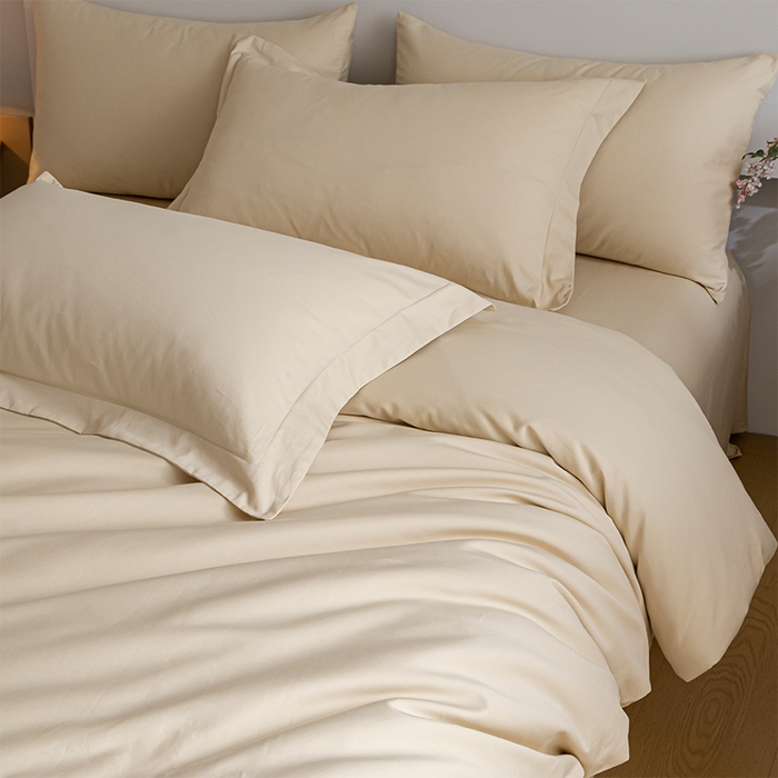 91家纺网 家纺一手货源 找家纺 618家纺 2025新款全棉100支磨毛单品四件套系列-四件套 雪咖