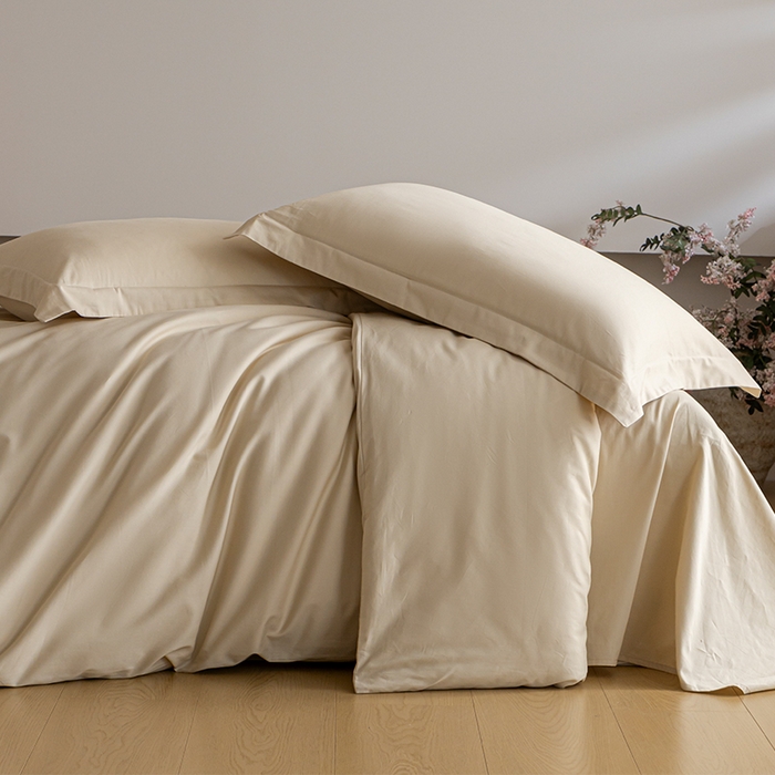 91家纺网 家纺一手货源 找家纺 618家纺 2025新款全棉100支磨毛单品四件套系列-四件套 雪咖