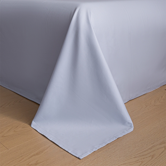 91家纺网 家纺一手货源 找家纺 618家纺 2025新款全棉100支磨毛单品四件套系列-四件套 灰蓝