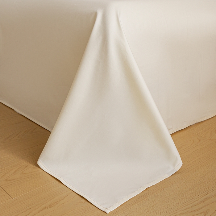 91家纺网 家纺一手货源 找家纺 618家纺 2025新款全棉100支磨毛单品四件套系列-四件套 元气白桃