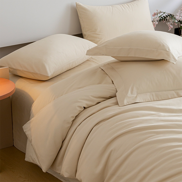 91家纺网 家纺一手货源 找家纺 618家纺 2025新款全棉100支磨毛单品四件套系列-四件套 雪咖