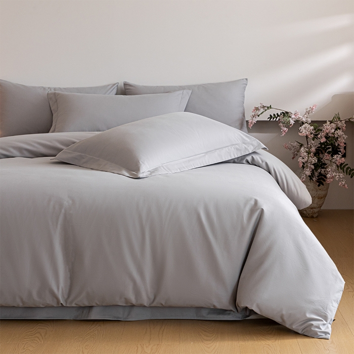 91家纺网 家纺一手货源 找家纺 618家纺 2025新款全棉100支磨毛单品四件套系列-单被套 火山灰