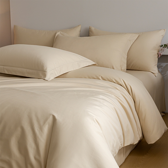 91家纺网 家纺一手货源 找家纺 618家纺 2025新款全棉100支磨毛单品四件套系列-单被套 雪咖