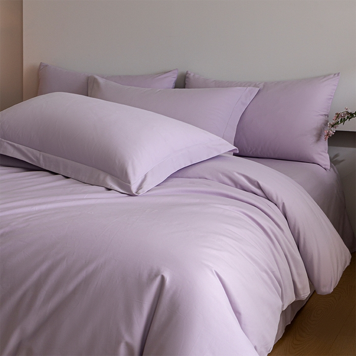 91家纺网 家纺一手货源 找家纺 618家纺 2025新款全棉100支磨毛单品四件套系列-单被套 薰衣草