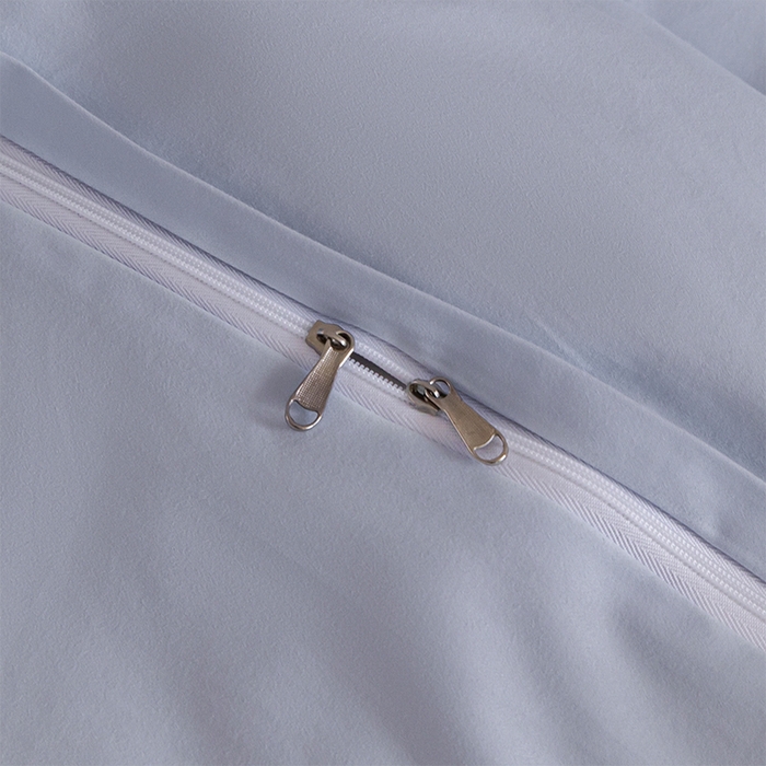 91家纺网 家纺一手货源 找家纺 618家纺 2025新款全棉100支磨毛单品四件套系列-单被套 灰蓝