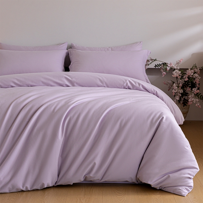 91家纺网 家纺一手货源 找家纺 618家纺 2025新款全棉100支磨毛单品四件套系列-单被套 薰衣草