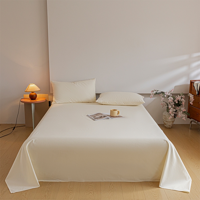 91家纺网 家纺一手货源 找家纺 （总）618家纺 2025新款全棉100支磨毛单品四件套系列-单床单