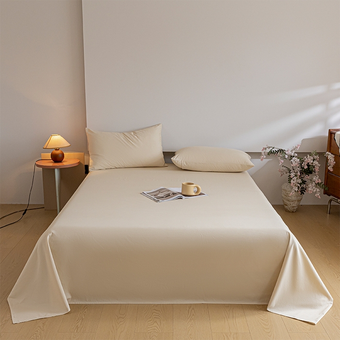 91家纺网 家纺一手货源 找家纺 （总）618家纺 2025新款全棉100支磨毛单品四件套系列-单床单