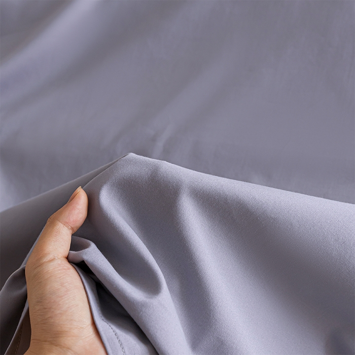 91家纺网 家纺一手货源 找家纺 618家纺 2025新款全棉100支磨毛单品四件套系列-单床单 紫灰