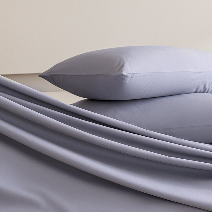 91家纺网 家纺一手货源 找家纺 618家纺 2025新款全棉100支磨毛单品四件套系列-单床单 紫灰