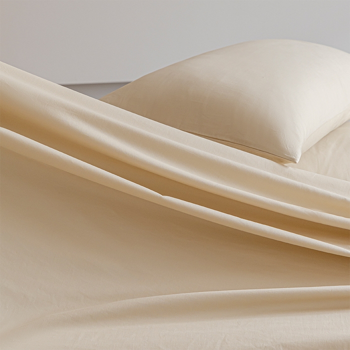 91家纺网 家纺一手货源 找家纺 618家纺 2025新款全棉100支磨毛单品四件套系列-单床单 雪咖