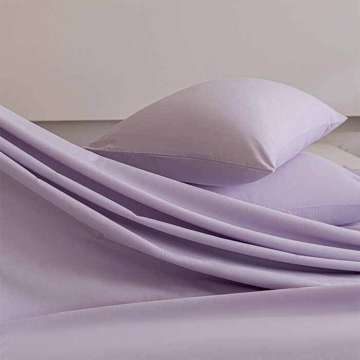 91家纺网 家纺一手货源 找家纺 618家纺 2025新款全棉100支磨毛单品四件套系列-单床单 薰衣草