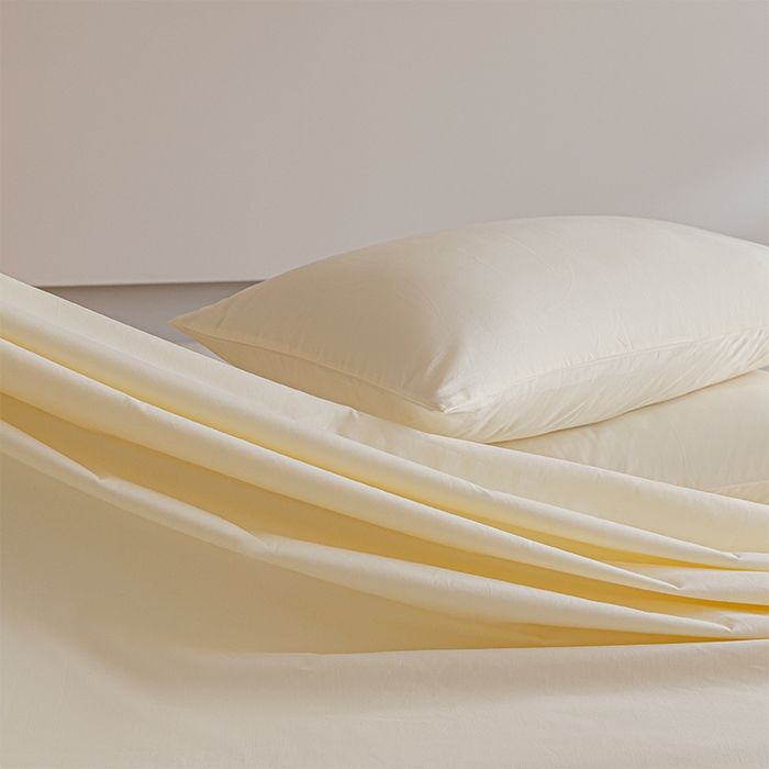 91家纺网 家纺一手货源 找家纺 618家纺 2025新款全棉100支磨毛单品四件套系列-单床单 元气白桃