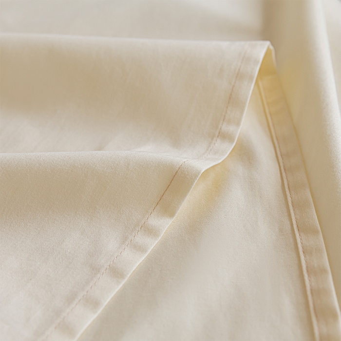 91家纺网 家纺一手货源 找家纺 618家纺 2025新款全棉100支磨毛单品四件套系列-单床单 元气白桃